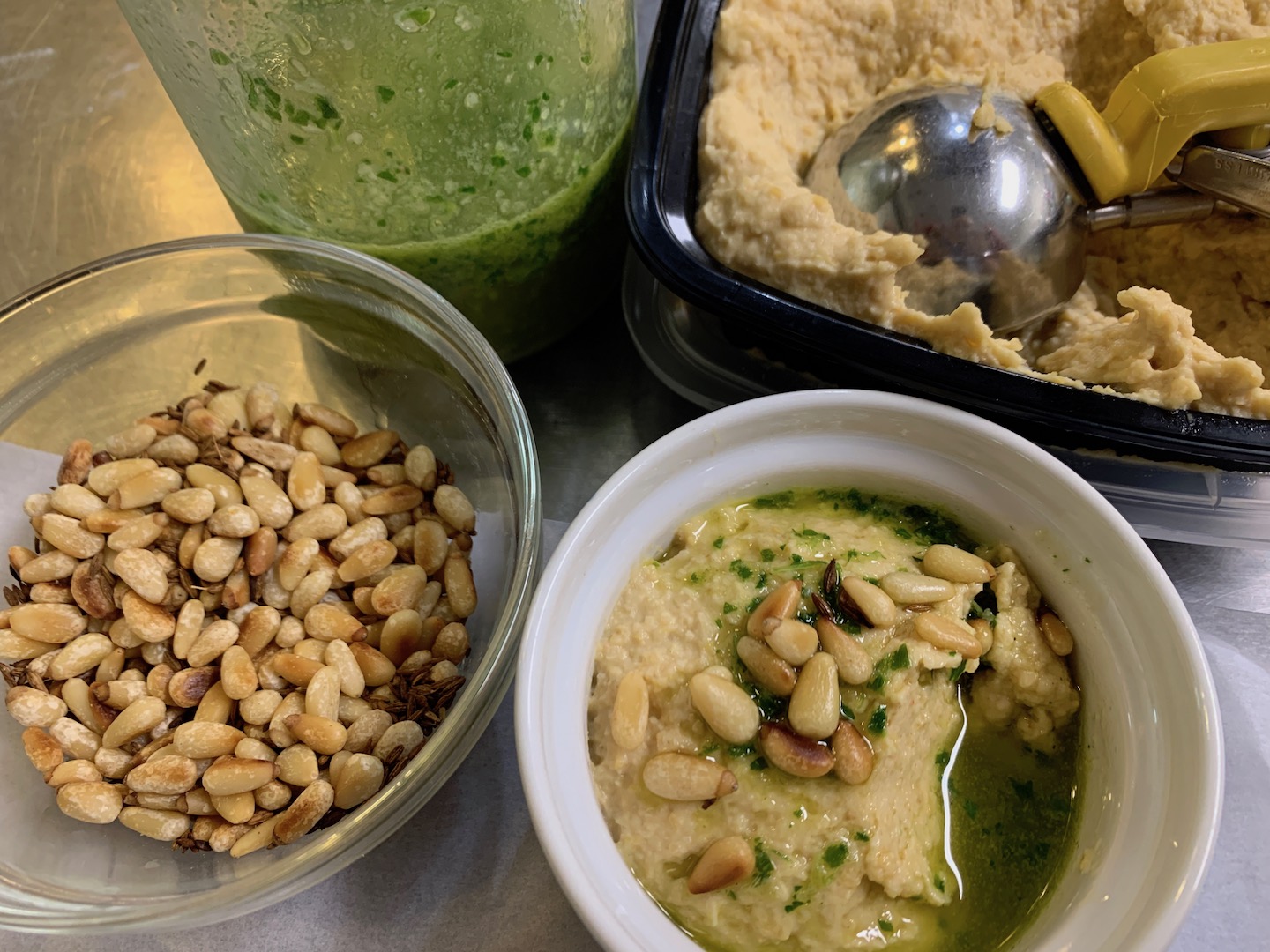 Sesame Tahini Hummus - The Toasted Pine Nut